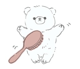 polar bear mochi sticker #13150000