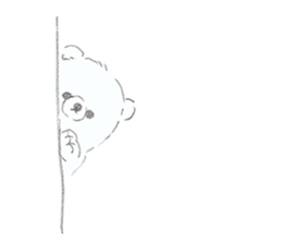 polar bear mochi sticker #13150009
