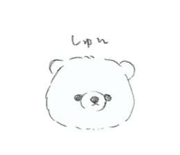 polar bear mochi sticker #13150014