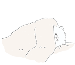 polar bear mochi sticker #13150020