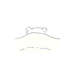 polar bear mochi sticker #13150021
