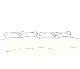 polar bear mochi sticker #13150022