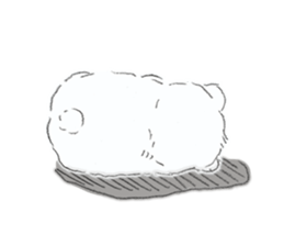 polar bear mochi sticker #13150029