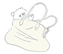 polar bear mochi sticker #13150035