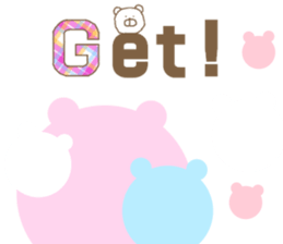 English bear bear sticker #13150115