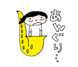 I live in the sax (Female version) sticker #13150149