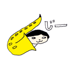 I live in the sax (Female version) sticker #13150150