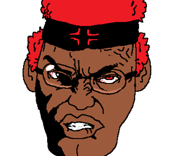 Angryo the Angry prosecutor sticker #13152269