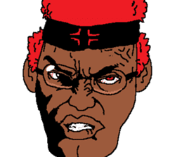 Angryo the Angry prosecutor sticker #13152269