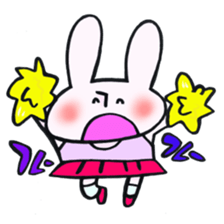 Reinforced with rabbit full strength! sticker #13153990