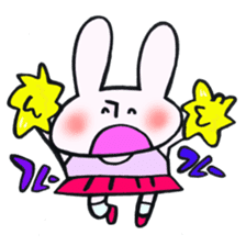 Reinforced with rabbit full strength! sticker #13153990