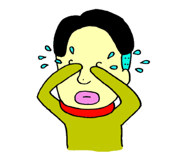 loose&creepy dog fujyu part3 sticker #13154075