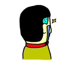 loose&creepy dog fujyu part3 sticker #13154076