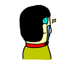 loose&creepy dog fujyu part3 sticker #13154076