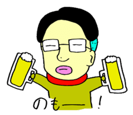 loose&creepy dog fujyu part3 sticker #13154089