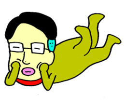 loose&creepy dog fujyu part3 sticker #13154093