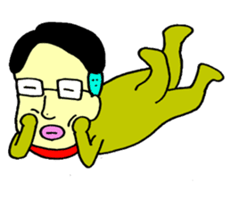 loose&creepy dog fujyu part3 sticker #13154093