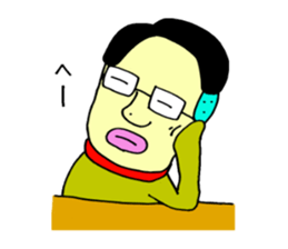 loose&creepy dog fujyu part3 sticker #13154094