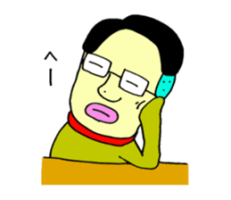 loose&creepy dog fujyu part3 sticker #13154094