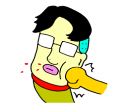 loose&creepy dog fujyu part3 sticker #13154101