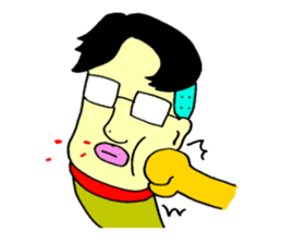 loose&creepy dog fujyu part3 sticker #13154101