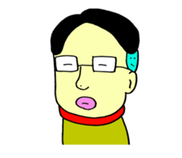 loose&creepy dog fujyu part3 sticker #13154102