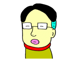 loose&creepy dog fujyu part3 sticker #13154102