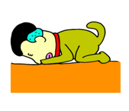 loose&creepy dog fujyu part3 sticker #13154104