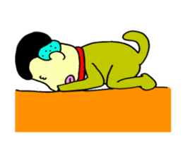 loose&creepy dog fujyu part3 sticker #13154104