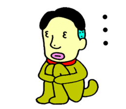 loose&creepy dog fujyu part3 sticker #13154108