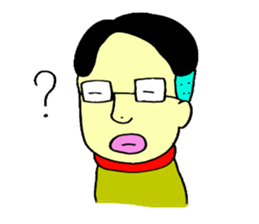 loose&creepy dog fujyu part3 sticker #13154109