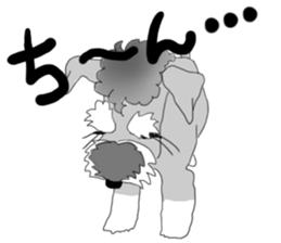 JIJI THE SCHNAUZER sticker #13154119