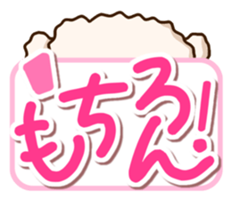 White Toy poodle. sticker #13154292