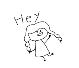 I draw graffiti(English) sticker #13156810