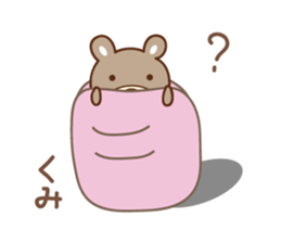 Cute bear sticker for Kumi sticker #13157136