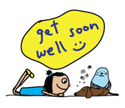 miss moody bloaty&friends sticker #13159454