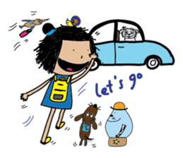 miss moody bloaty&friends sticker #13159462