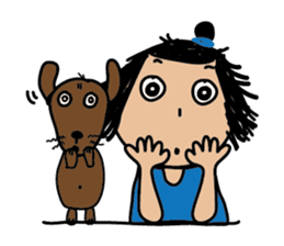 miss moody bloaty&friends sticker #13159469