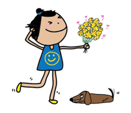 miss moody bloaty&friends sticker #13159477