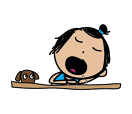 miss moody bloaty&friends sticker #13159480