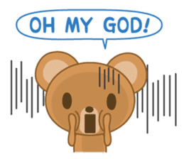 MARU BEAR sticker #13160021