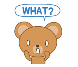 MARU BEAR sticker #13160024