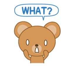 MARU BEAR sticker #13160024