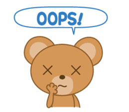 MARU BEAR sticker #13160029