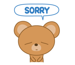 MARU BEAR sticker #13160030