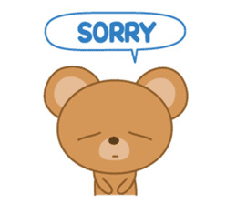 MARU BEAR sticker #13160030