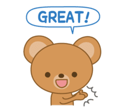 MARU BEAR sticker #13160032