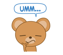 MARU BEAR sticker #13160040