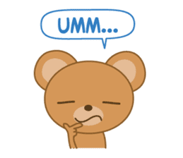 MARU BEAR sticker #13160040