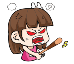 Wife Angry + sticker #13160079
